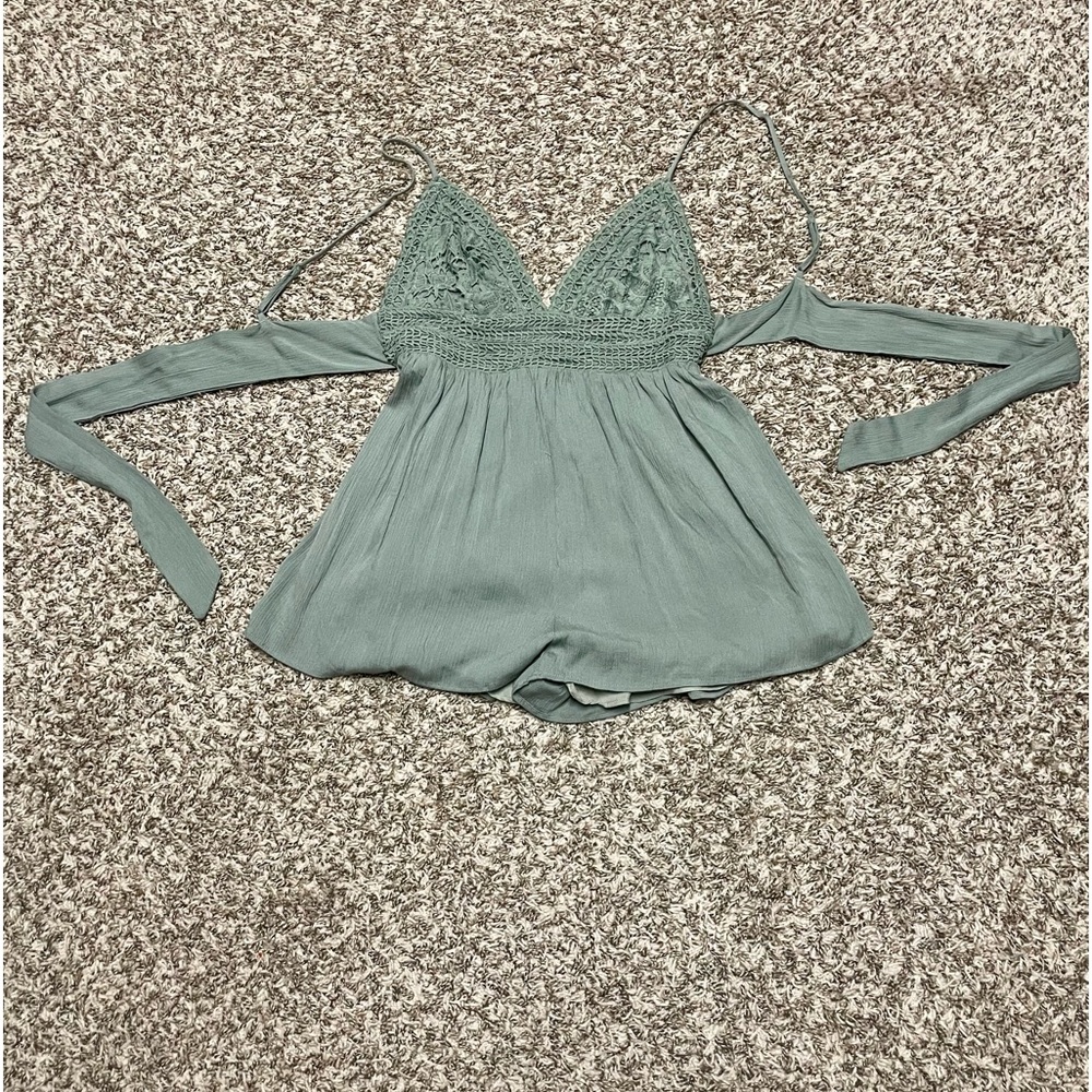 Olive green Romper